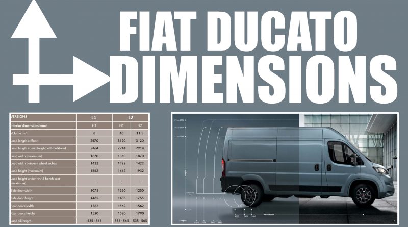 Fiat Ducato Dimensions