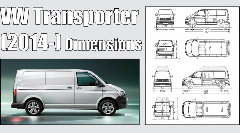 VW Transporter dimensions